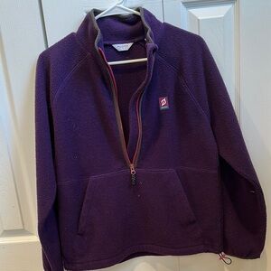 Peloton Purple Quarter-Zip Fleece Pullover